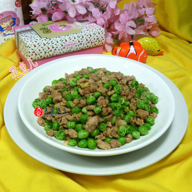 蒜香青豆炒肉末