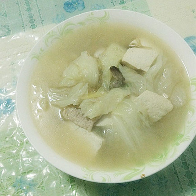 海参白菜炖豆腐