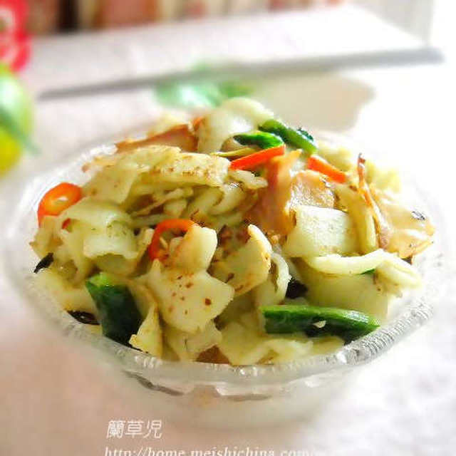 腊肉枯炒豆丝