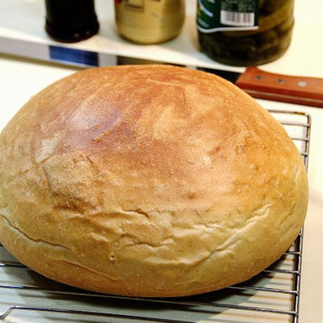 家庭自制超级大面包“俄式大列巴”