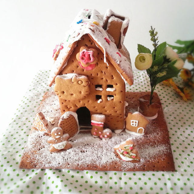 圣诞姜饼屋——一座童话世界里的小房子