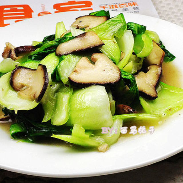 简单实惠的清脂美容菜---香菇油菜