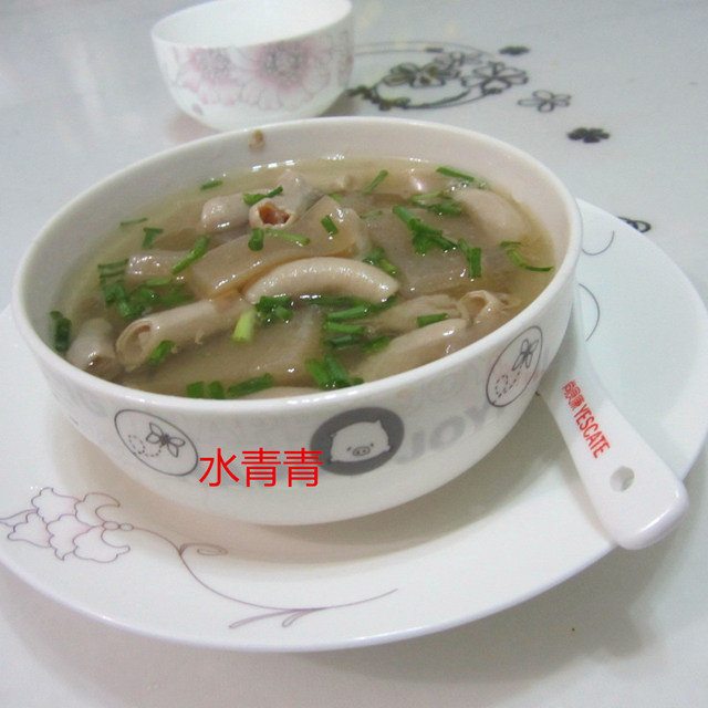 小肠蘑芋豆腐汤