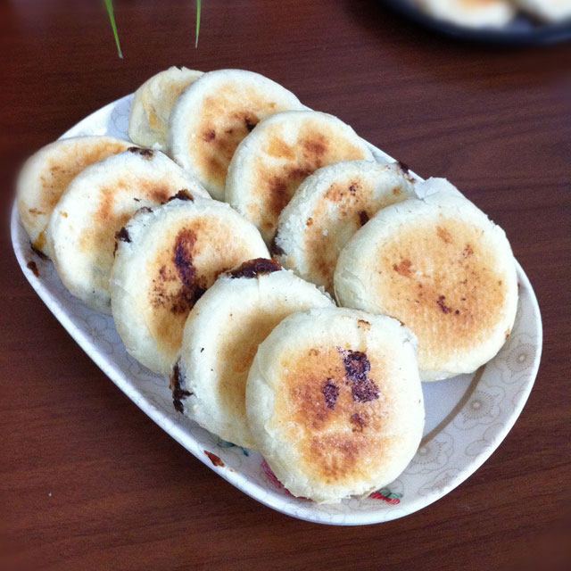 发面油酥糖饼