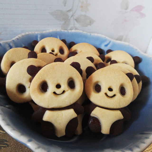 萌萌哒小熊猫饼干——让孩子爱上吃饼干