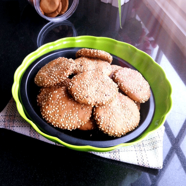 红糖芝麻饼干