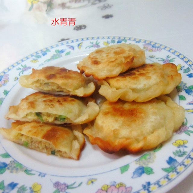 香葱鱼泥煎饼