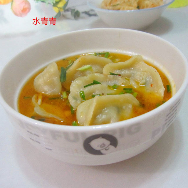 莴笋鱼泥饺子