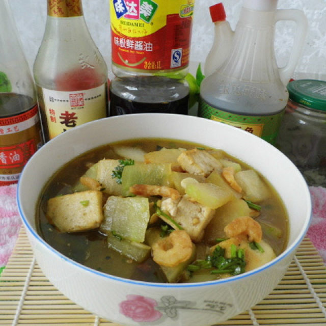 海米豆腐冬瓜汤