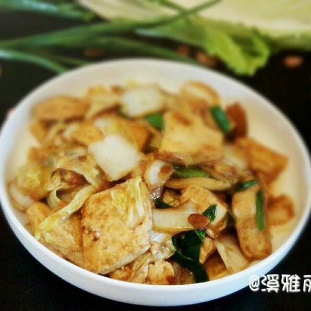 家常豆腐烧白菜