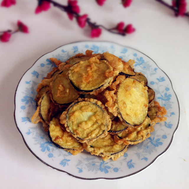 酥炸茄子片