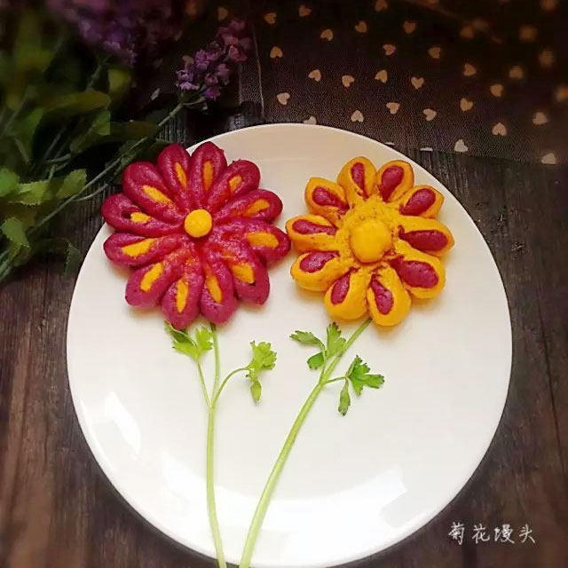 菊花馒头