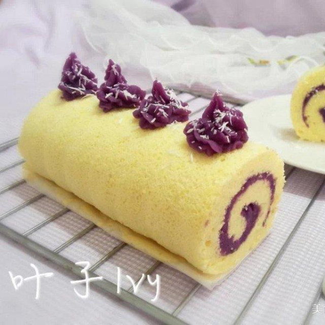 浪漫~紫薯蛋糕卷