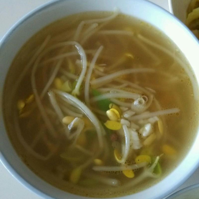 韩式 豆芽汤——简单，开胃，解酒，下饭