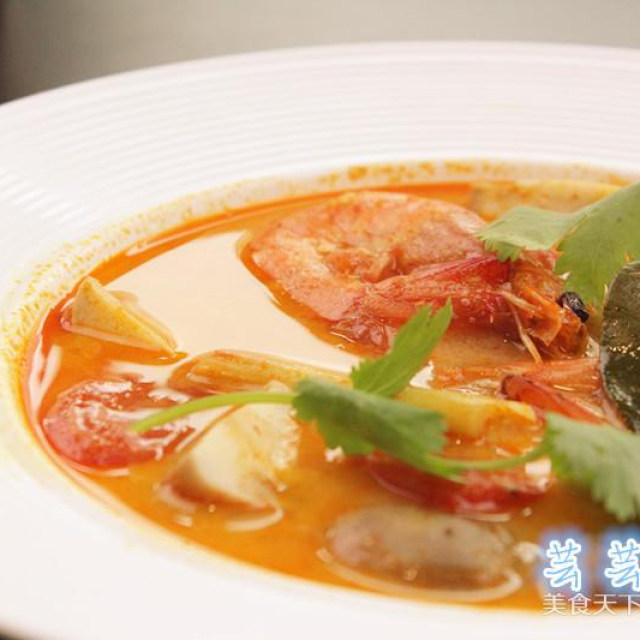 【芸芸小厨】泰国开胃汤——冬阴功海鲜汤