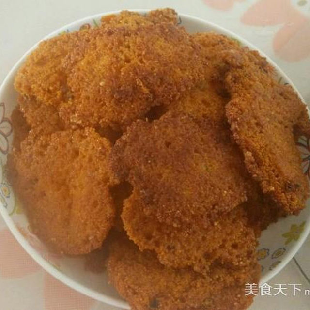 香酥鱼籽饼