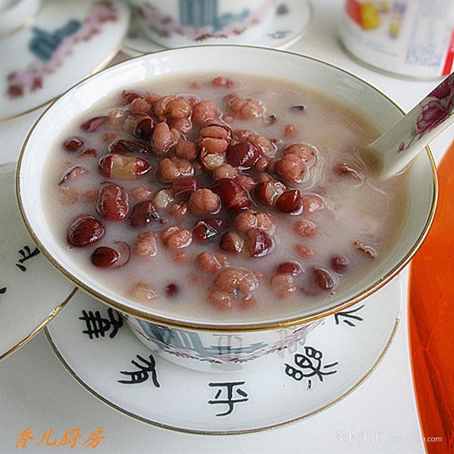 炼乳红豆薏米汤