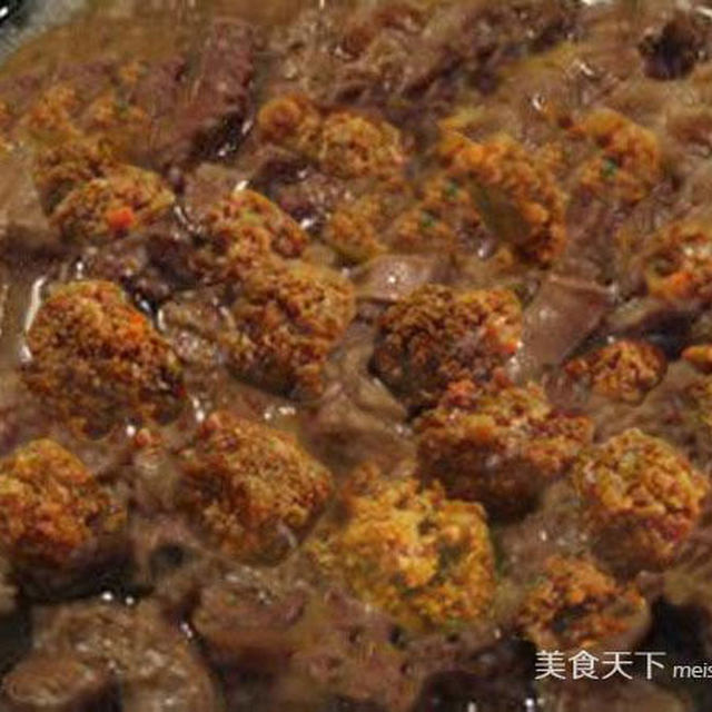 土豆丸子炖牛肉