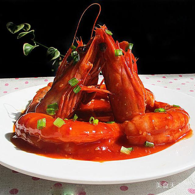红焖明虾