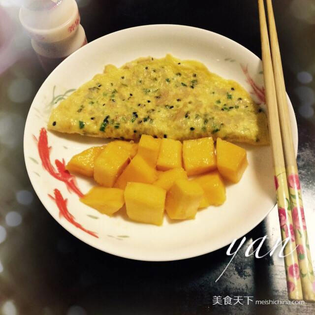 葱香鸡蛋饼