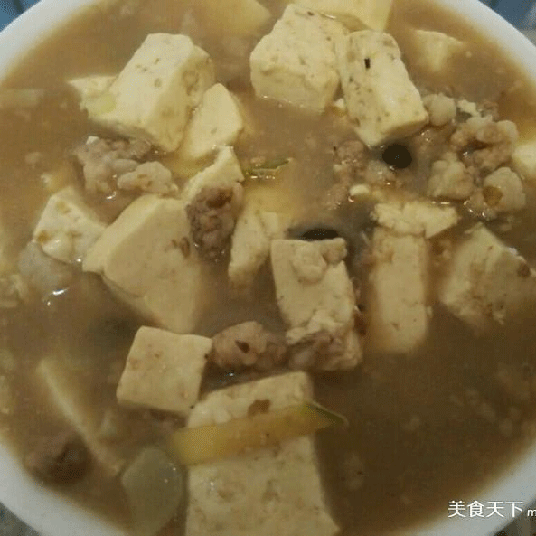 肉末豆豉烧豆腐