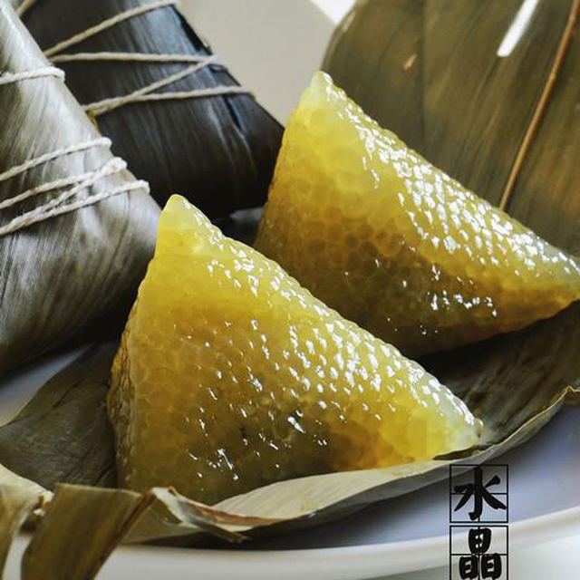 Matcha Red Bean Crystal Zongzi