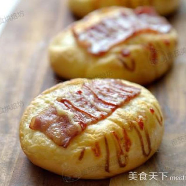 【番茄配方】培根沙拉面包——营养又美味的调理面包
