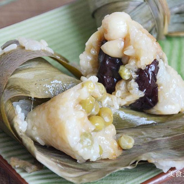 Red dates, lotus seeds, green beans, zongzi