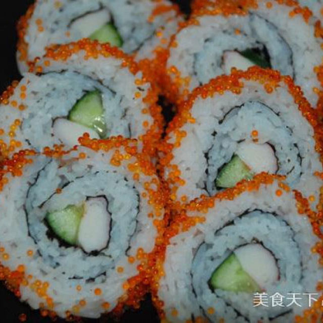 美美的--反卷鱼籽日本寿司