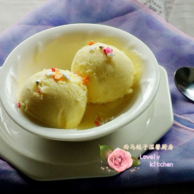 【夏日的清凉---客浦ICE1510 冰淇淋机】----榴莲冰淇淋
