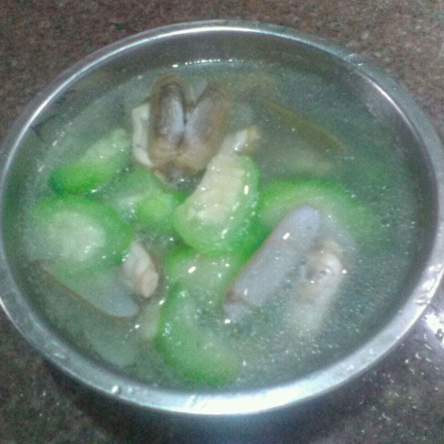 丝瓜蛏汤