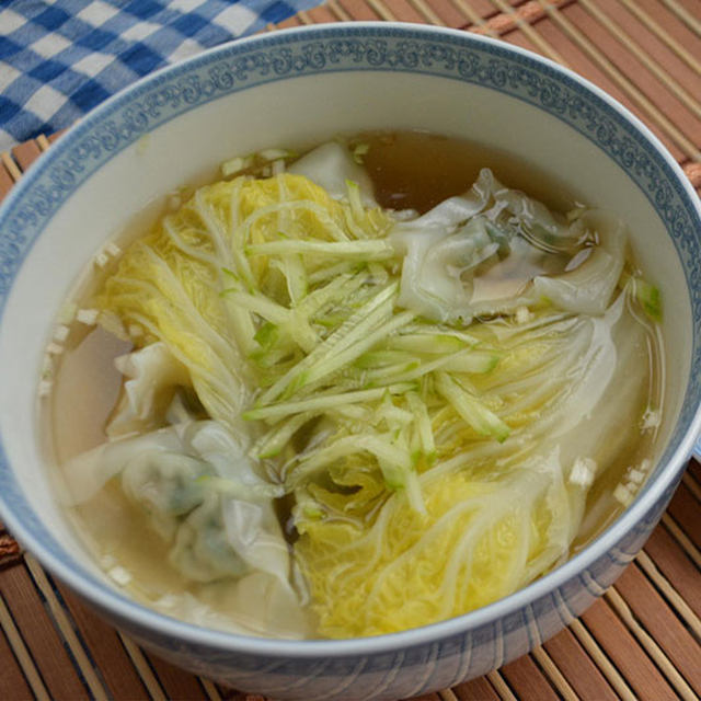 快捷版大馅馄饨