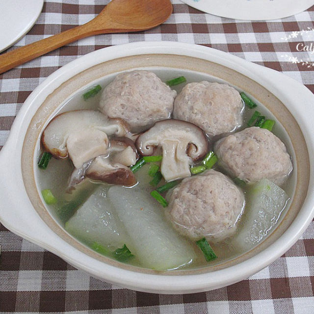 香菇冬瓜肉丸汤