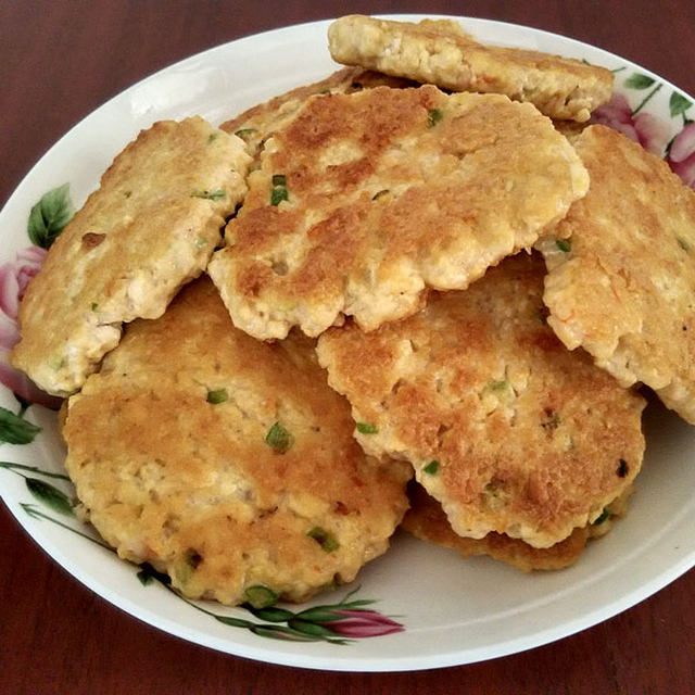 虾仁豆腐饼