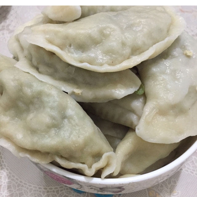 豆角鸡蛋饺子