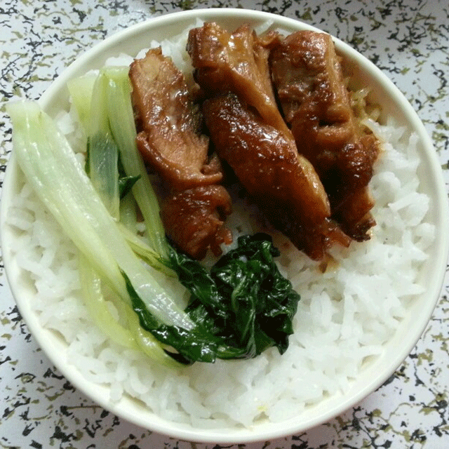 照烧鸡腿饭