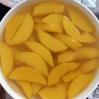 柠檬黄桃罐头