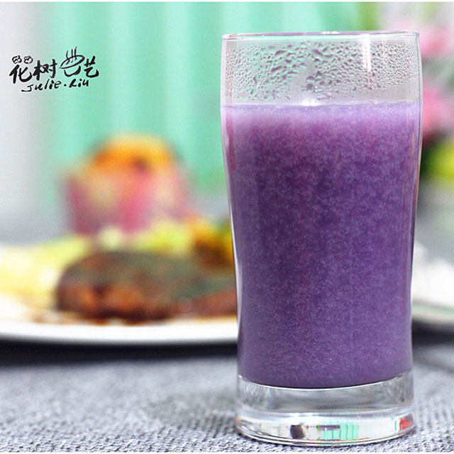 简单几步美味米浆——紫薯米浆