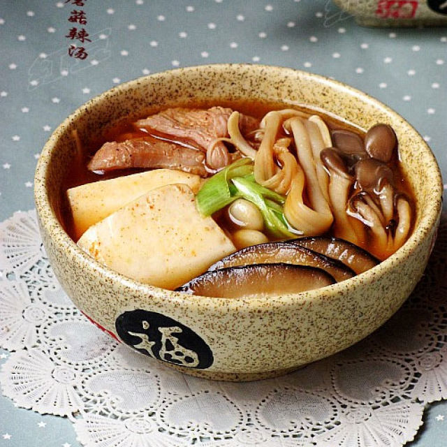 韩式蘑菇辣汤