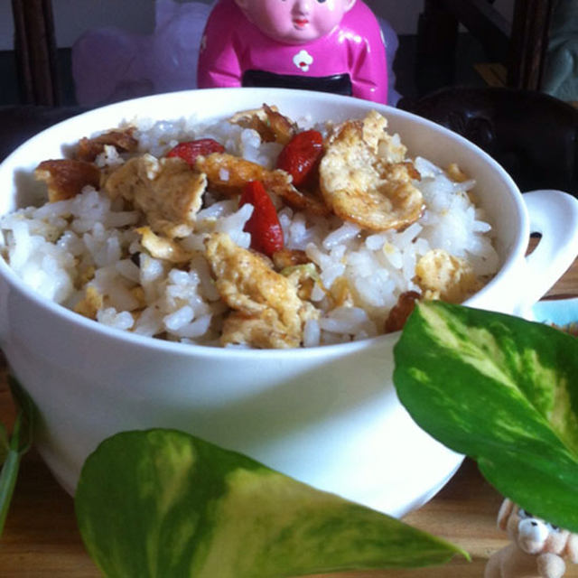 蟹子酱蛋炒饭