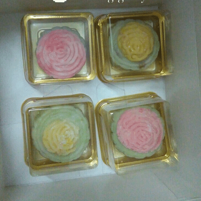 栗子蔓越莓冰皮月饼