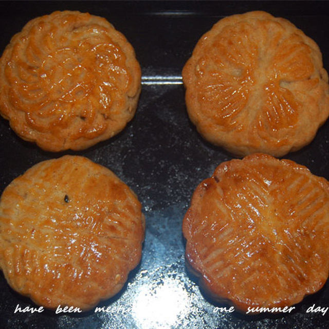 Five kernel mooncakes (without conversion syrup, not Cantonese)