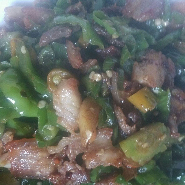 青椒炒肉