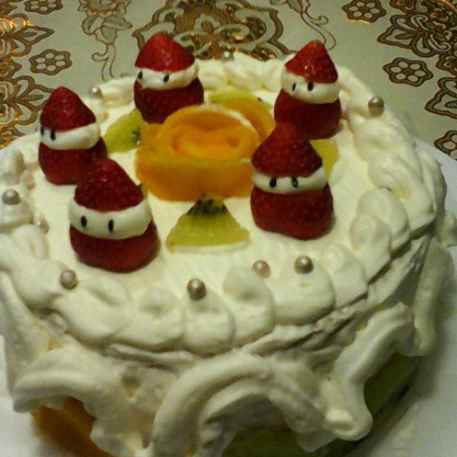 圣诞雪宝宝蛋糕