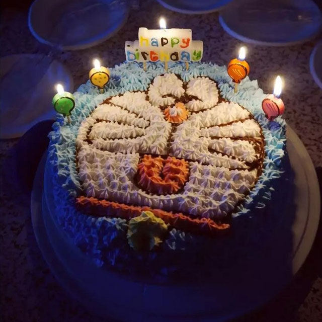 哆啦A梦-卡通奶油蛋糕