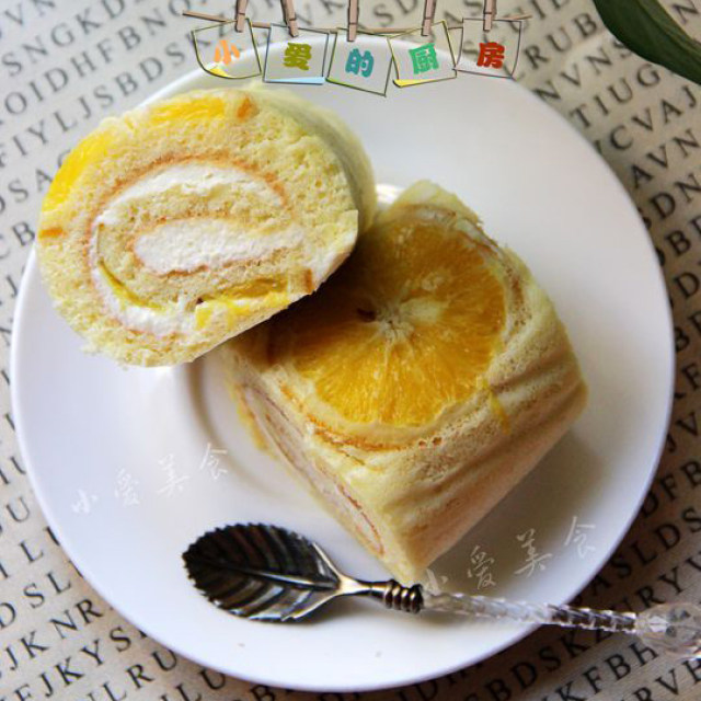 甜橙蛋糕卷