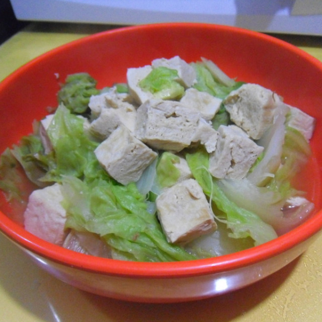 冻豆腐大白菜