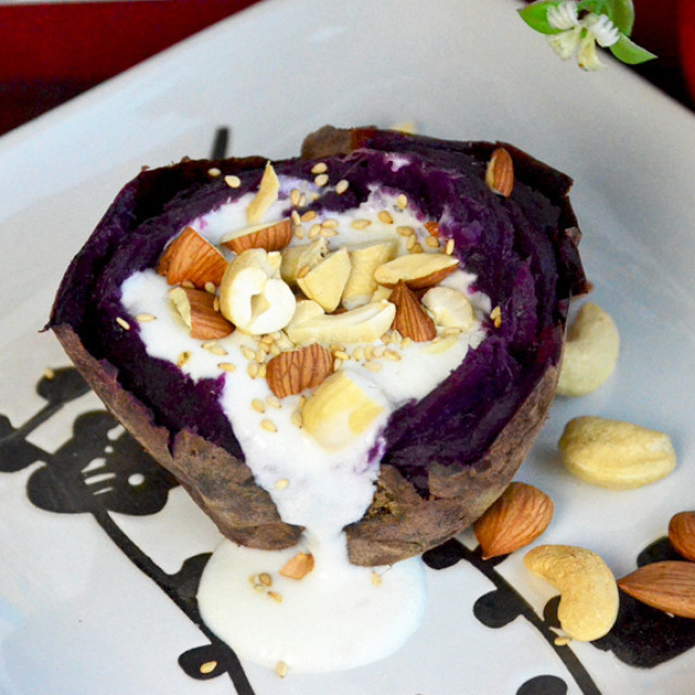 酸奶紫薯沙拉