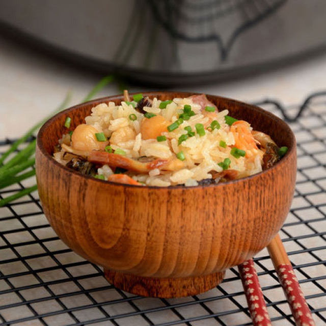 【葱油海鲜饭】--- 让一碗粒粒可口的好米饭承载出一份浓浓的闽南味