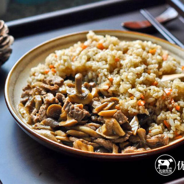 香菇优康牛肉饭